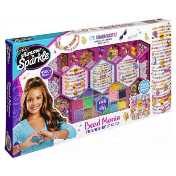 Cra-Z-Art Shimmer ‘N Sparkle Bead Mania Friendship Studio Set