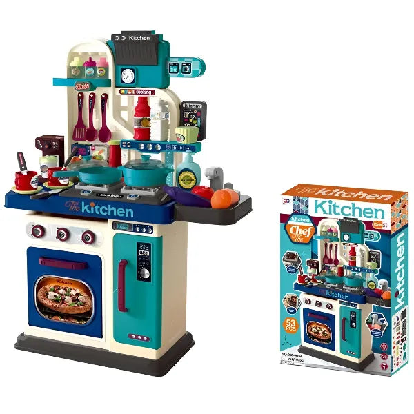 Children's Pretend Play Simulation Kitchen Set Toys -Green