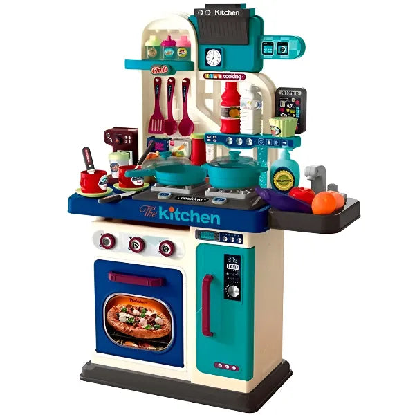 Children's Pretend Play Simulation Kitchen Set Toys -Green alternate