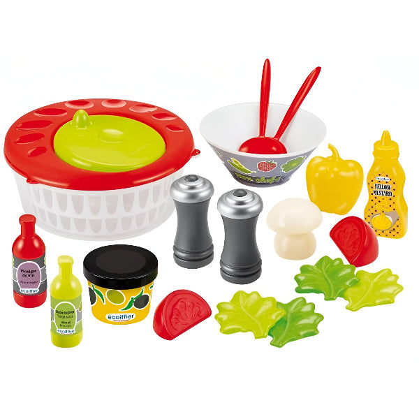 Ecoiffier Mixed Salad Set – Pretend Play Kitchen Toy For Toddlers alternate