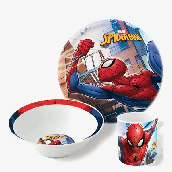 Stor Marvel Spider-Man Ceramic 3-Piece Snack Box Set alternate