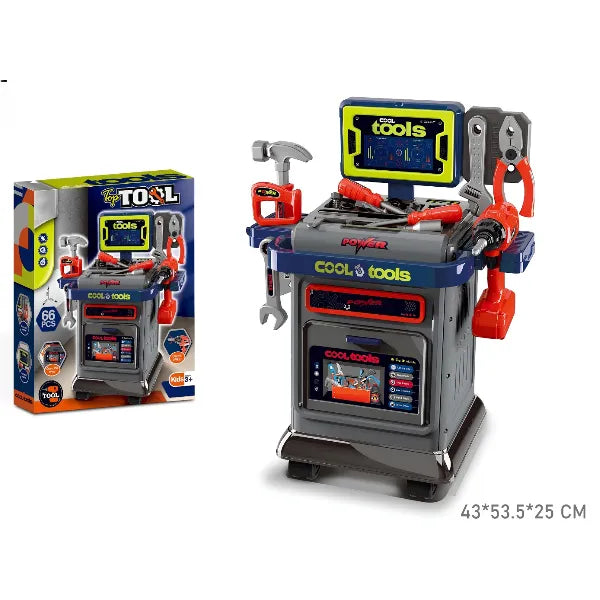 Kids Simulating Home Repair Tool Set