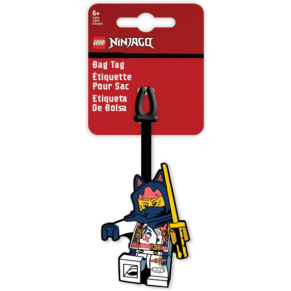 Lego Ninjago Sora Personal Bag Tag – Official Silicone Luggage Id For Kids, Students & Travel Fans