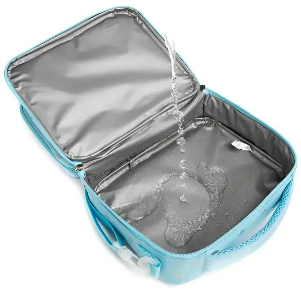 Jasminestar Sparkle Heart Design Insulated Lunch Bag With Water Bottle Holder alternate
