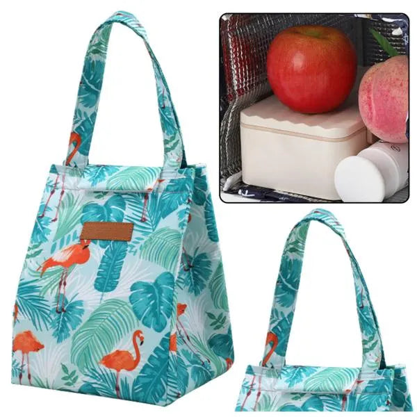 Thermal Insulated Lunch Bag Flamingo Design