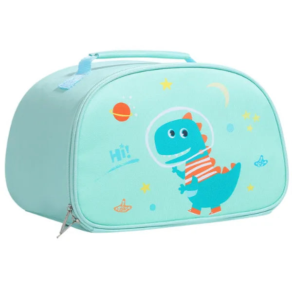 Dinosaur Design Round Thermal Lunch Bag