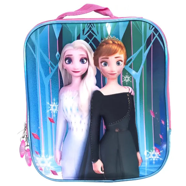 I-KOLA 3D Anna Elsa Themed Premium Lunch Bag For Girls