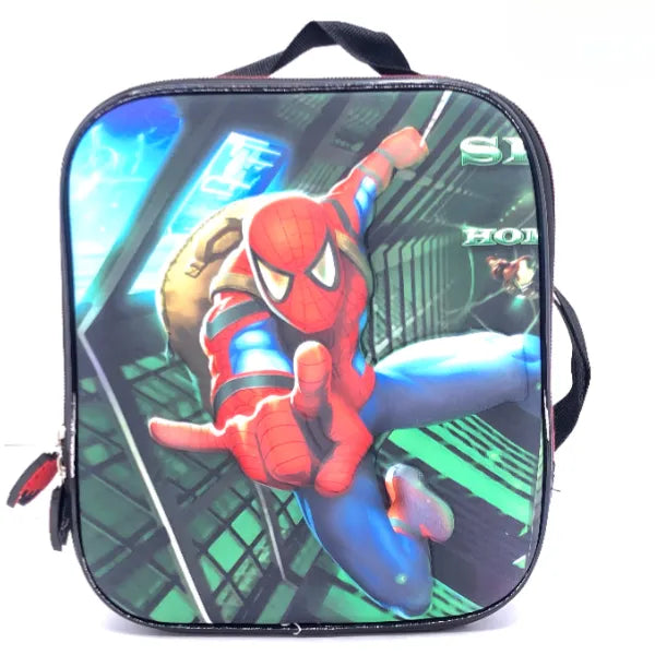 I-KOLA 3D Spiderman Themed Premium Lunch Bag For Boys
