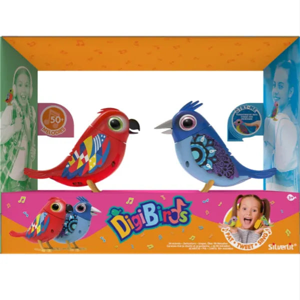 DIGIBIRDS Interactive Birds Whistling and Singing Musical Toy  Pack of 2
