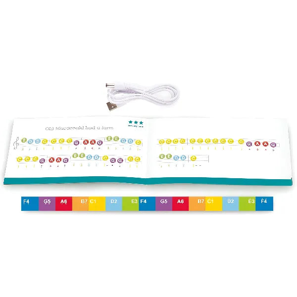Hape Learn with Lights Musical Piano with Stool - Red alternate