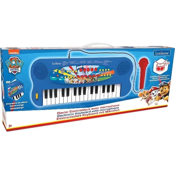 Lexibook Paw Patrol 32-Key Electronic Keyboard with Microphone – For Kids