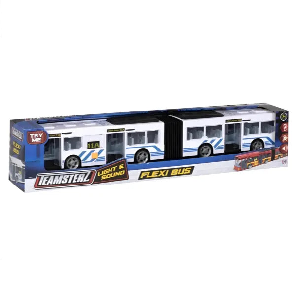 Teamsterz Flexi Bus Light And Sound Play Set For Kids
