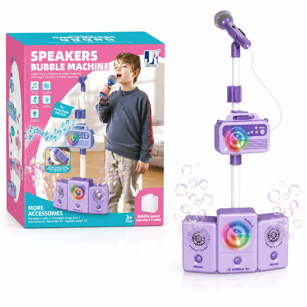 Kids 2-In-1 Karaoke Microphone & Bubble Machine