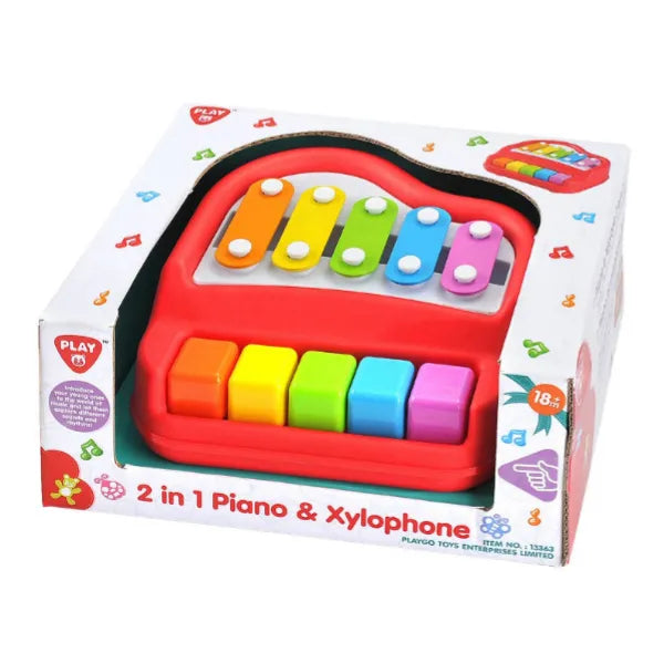Playgo 2 In 1 Piano & Xylophone