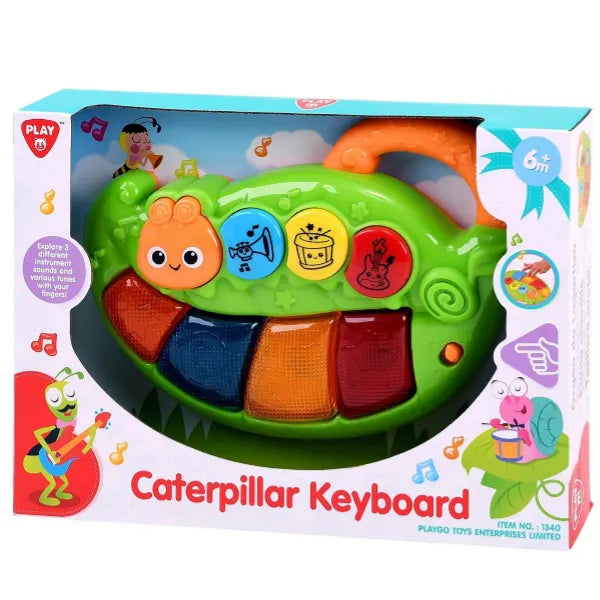 Playgo Caterpillar Keyboard for Babies alternate