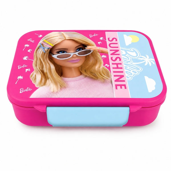 Barbie Bento Lunch Box For Kids With 6 Dividers - 1100Ml