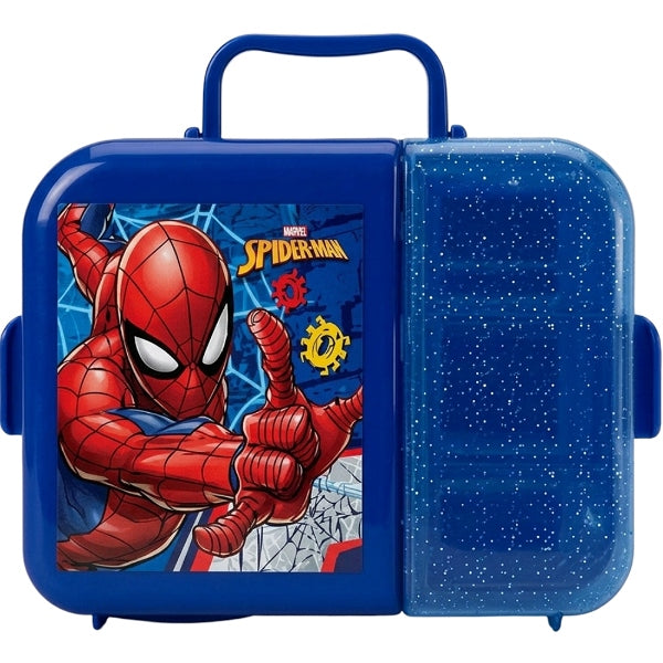 Marvel Spider-Man Printed 2 Compartment Lunch Box For Kids