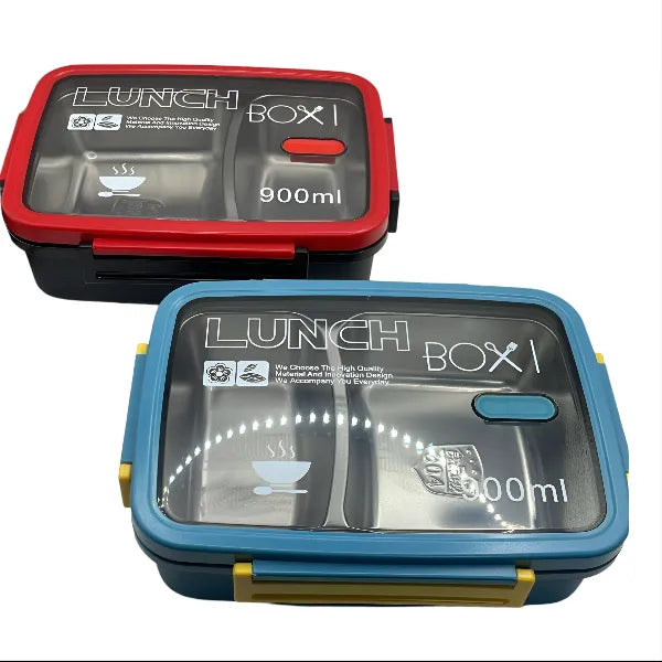 Stainless Steel Lunch Box – 900 ML Dark Pink color