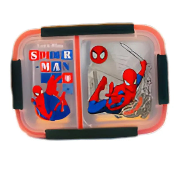 Spiderman Themed  Double Layer Steel  Lunch Box For Boys-750 ML