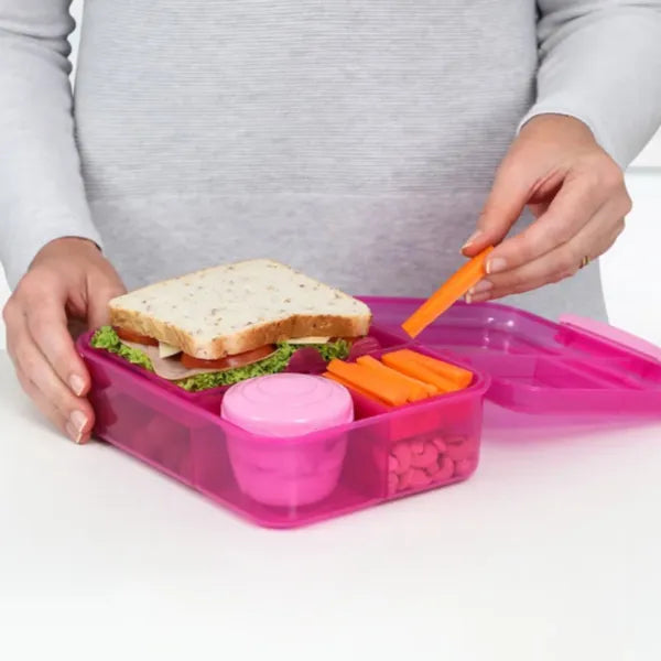 Sistema Bento Cube Lunch Box Pink Color - 1.65L alternate