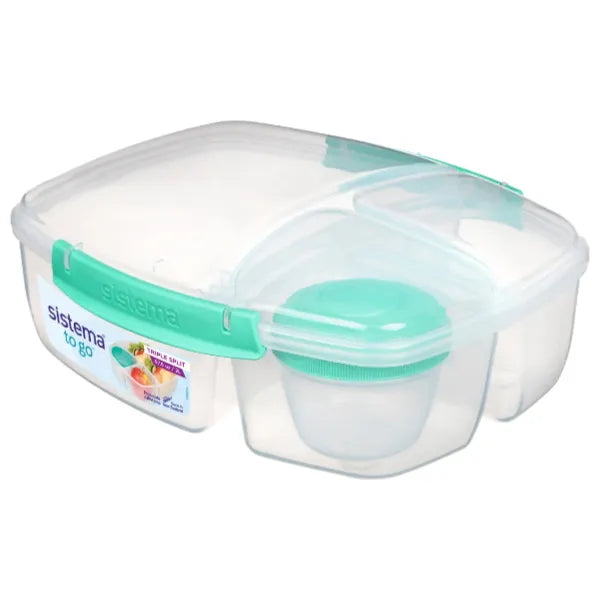 Sistema to Go Triple Split Lunch Box - 2L