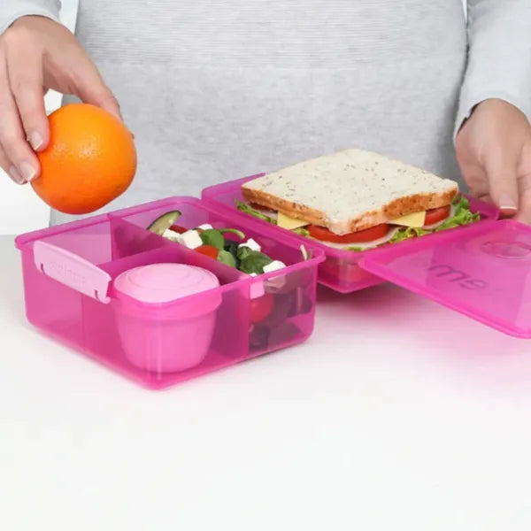 Sistema Lunch Cube Max With Yogurt  Lunch Box Pink Color - 2L alternate