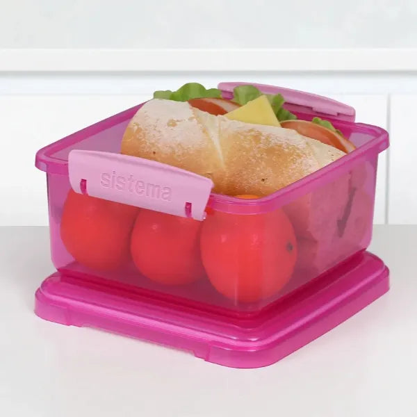 Sistema Lunch Plus Lunch Box Pink Color - 1.2L alternate