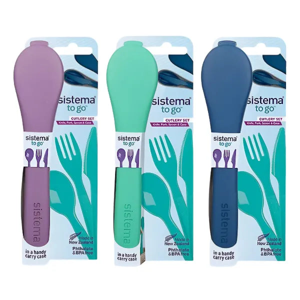 Sistema Cutlery Set To Go – Assorted Color (1 Piece Set)