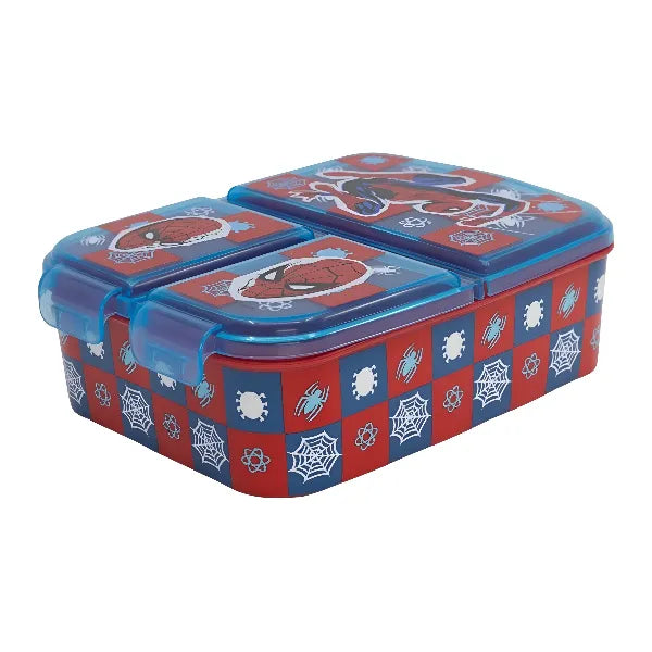 Stor Spiderman Midnight Flyer Multi-Compartment Rectangular Lunch Box