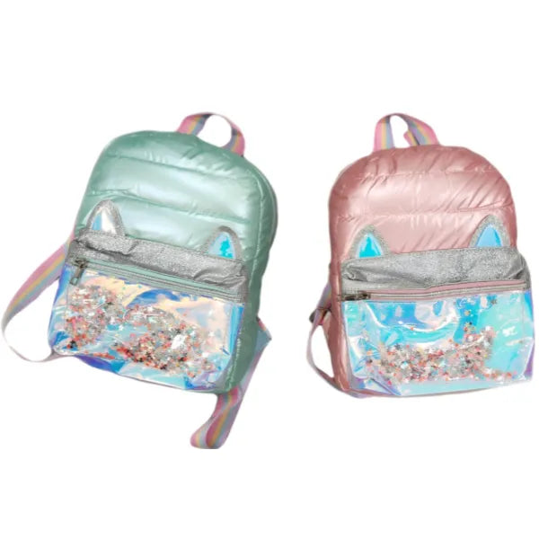 Fancy Glitter Mini Backpack Bag For Girls-Assorted (Random Will Be Selected Upon The Availability)