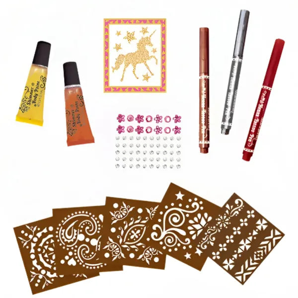 Hot Focus Henna Body Art Set alternate