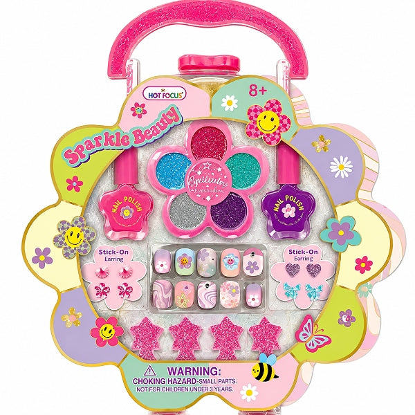 Hot Focus Groovy Flower Sparkle Beauty Set