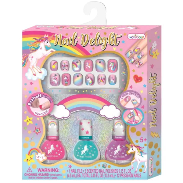 Hot Focus Unicorn Nail Delight Cosmetic Set (MSEQ131)