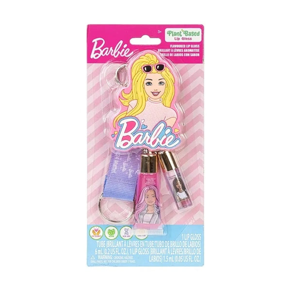 Townley Girl Barbie Lip Gloss Keychain Set