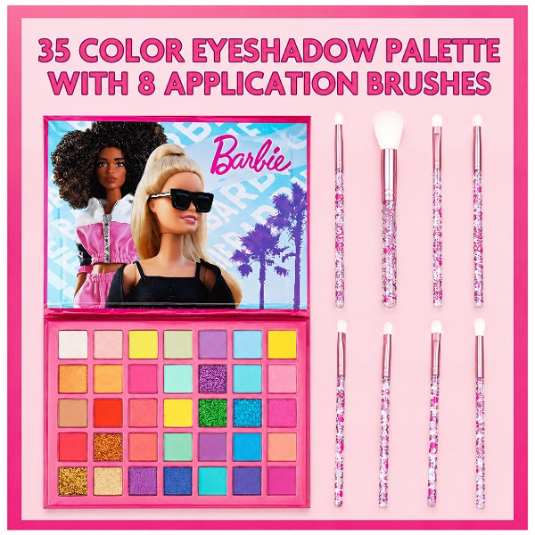 Townley Girl Barbie Shadow Palette & Brush Set - 9 Pcs alternate