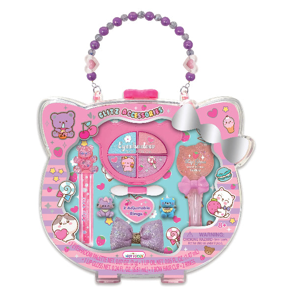 Hot Focus Glitz Beauty – Sparkly Makeup & Accessories Set For Kids