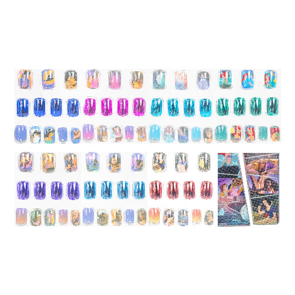 Townley Girl Disney Princess 84-Piece Press-On Nail Set For Kids alternate