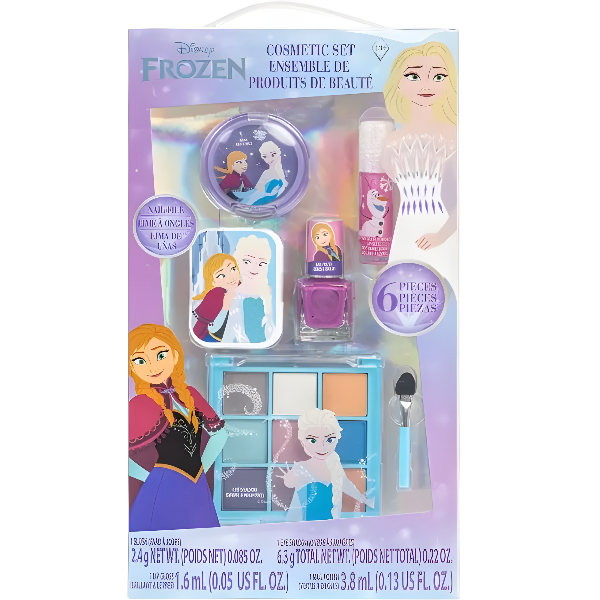 Disney Frozen Cosmetic Set With Nail Polish, Lip Gloss & Beauty Accessories, Age 13+