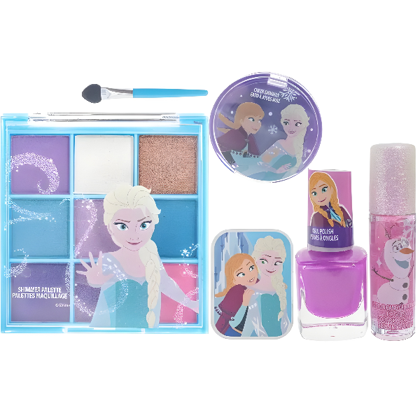 Disney Frozen Cosmetic Set With Nail Polish, Lip Gloss & Beauty Accessories, Age 13+ alternate
