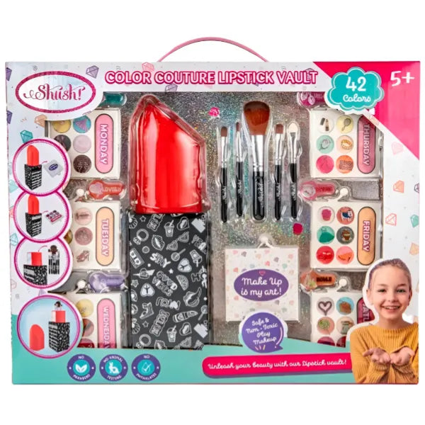 Shush Color Couture Vault Lipstick Set For Girls-Makeup Sets