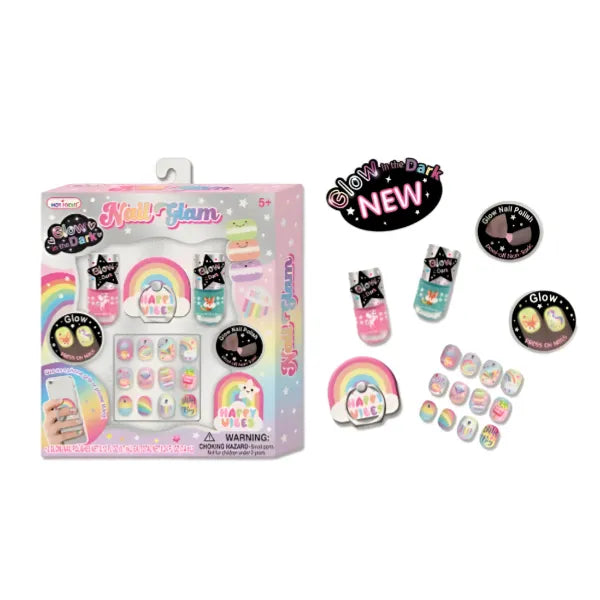 Hot Focus - Rainbow Nail Carryall Cosmetic Makeup Set alternate