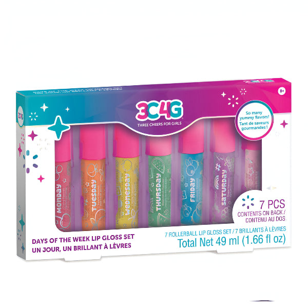 Make It Real 3C4G Days Of The Week Lip Gloss Set