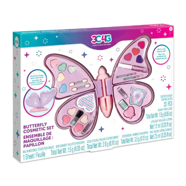 Make It Real Butterfly Cosmetic & Makeup Set