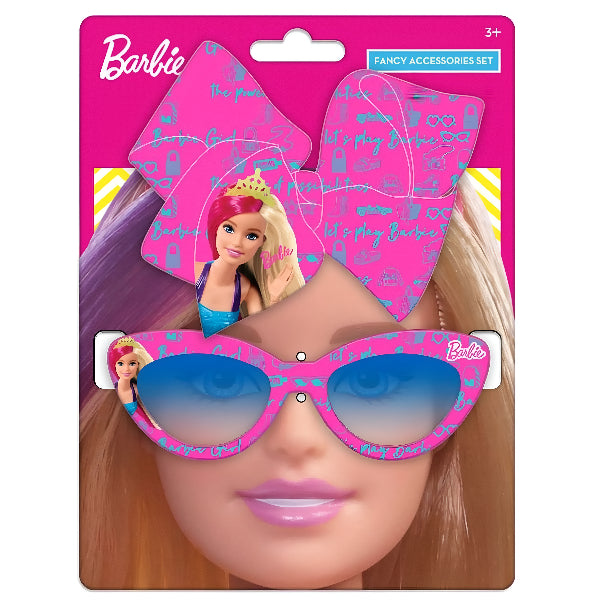Barbie Girls Hair Bow Clips With Sunglasses – Stylish Accessories For Kids
