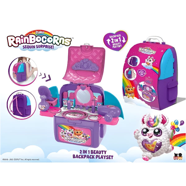 Zuru Rainbocorns 2-In-1 Beauty Playset In Backpack alternate