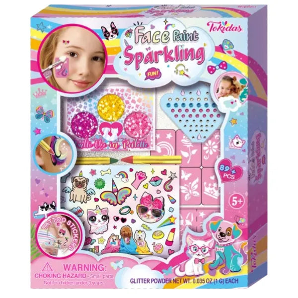 Tokidas Sparkling Tattoo Art and Face Paint For Girls (MSLT134)