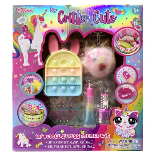 Tokidas Critter Cute With Bubble Stress Relieve Bag For Girls (MSLT135)