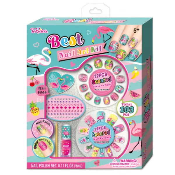 Tokidas Best Scented Nail Art Kit Beautiful Nail Patches For Girl Makeups