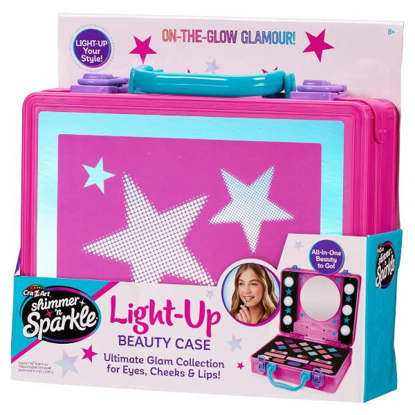 Shimmer 'N Sparkle Light-Up Beauty Makeup Case