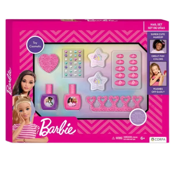 Barbie Cosmetic Nail Set With Nail Polish